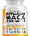 Ashwagan, Maca Root, Fenugreek Supplement 60 Count