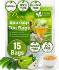 FreshDrinkUS, Premium 50 Mulberry Leaf Tea Bags, 100% Natural & Pure from Mulberry Leaves. Herbal Tea. Made with Natural Material Tea Bags. No Sugar, No Caffeine, No Gluten, Vegan.