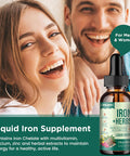 Liquid Iron Supplement For Women, Men, Iron Drops With Women'S Health Herb Blend, Calcium, Zinc & Multivitamin - Support Blood Builder, Skin, Energy, Immune For Iron Deficiency, Anemia, Vegan 2 Fl Oz