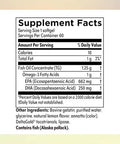 Jj Virgin Omega Ultra High-Dose Fish Oil Supplement - Omega 3 Supports Cardiovascular System & Joints, Complete Epa & Dha Promotes Memory, Focus & Healthy Response To Stress (60 Softgels)