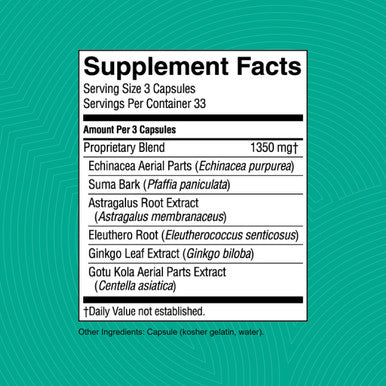 Nature'S Sunshine Suma Combination, 100 Capsules | Increases Energy And Supports The Immune System With Six Powerful Adaptogenic