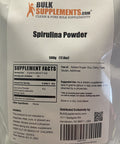 Bulksupplements.Com Spirulina Powder - Blue Green Algae - Spirulina Supplement - Green Powder Superfood Powder - Greens Supplements - Daily Greens Powder - 9G Per Serving (500 Grams - 1.1 Lbs)