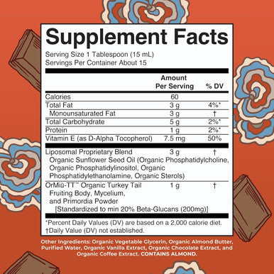Maryruth Organics Turkey Tail Mushroom Supplement by | Ultra Absorption Liposomal | Full Spectrum Mushroom | 200mg Beta-Glucans Per Serving | Vegan | 7.6 oz | 15 Servings