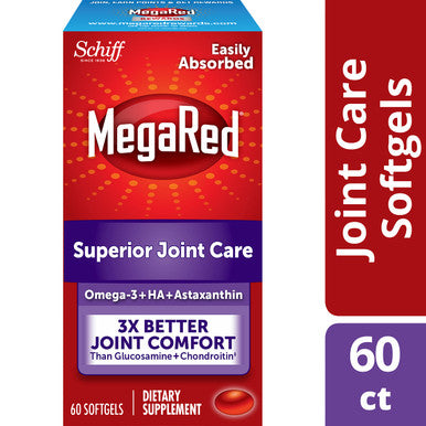 Schiff Megared Omega-3 Krill Oil 60 sgels By Schiff/Bio Foods