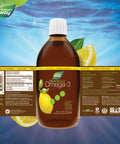 Nature's Way NutraSea Omega-3 Supplement with Zesty Lemon Flavour ÃƒÂ¢Ã¢â€šÂ¬Ã¢â‚¬Å“ EPA and DHA Fish Oil ÃƒÂ¢Ã¢â€šÂ¬Ã¢â‚¬Å“ Support Healthy Heart and Brain Function in Kids and Adults ÃƒÂ¢Ã¢â€šÂ¬Ã¢â‚¬Å“ GMO Free, 500 ml Liquid
