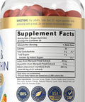 Carlyle Lutein and Zeaxanthin Gummies | 20mg of Lutein Supplement | 100 Orange Flavor Vegan Gummies | Non-GMO Gluten