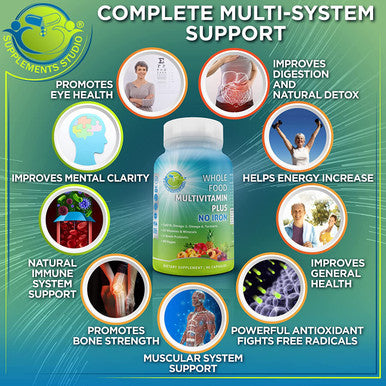 Daily Vegan Whole Food Multivitamin Plus For Men Women No Iron Liposomal Vitamin C Liquid Gel 1100Mg Liposomal Glutathione 500Mg