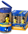PLANTERS Pop & Pour Dry Roasted Sunflower Seeds to Eat Road Trip Snack PlantBased Protein Snacks for Adults After School Snacks for Kids Bulk Nuts Kosher 5.85oz Jar (4 Count)