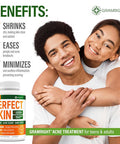 Acne Supplements For Clear Skin With Biotin, Zinc, Vitamin A & Niacin - Acne Pills For Acne Scar Treatment - Cystic Acne Treatment With Probiotics For Gut Health & Glowing Skin - Made In Usa - 60 Caps