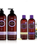 HASK Lavender Body Wash and Biotin Shampoo + Conditioner Pack: Includes 2 Lavender + Vanilla Body Wash and 1 Biotin Shampoo and Conditioner Set
