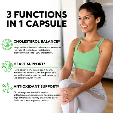 NUTRAHARMONY Glucosamine Chondroitin & Citrus Bergamot Capsules