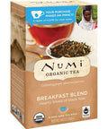 Numi Organic Tea Breakfast Blend 18 Count Box of Tea Bags Black Tea (Packaging May Vary)