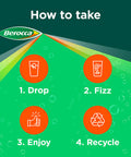Berocca Vitamin C Effervescent Tablets with Magnesium Vitamin B12 and Vitamin B Complex Mango Flavour 1 Pack of 45 Tablets - 6 Weeks Supply