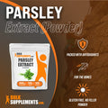 BulkSupplements Parsley Extract Powder - Herbal Supplement Powder, Antioxidants Source - - 1000mg , 500 Servings (500 Grams 1.1 lbs)