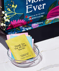 Thoughtfully Gourmet Best Mom Ever Tea Set Tea Sampler Includes 6 Flavors of Tea with Inspirational Quotes Great s for Mom Set of 90