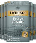 Twinings Lemon & Ginger, Caffeine-Free Herbal Tea Bags, 100 CT Box (1 Pack) | Spicy & Tangy, Ginger, Lemon Peel, Lemongrass, Blackberry Leaves, Soothe Digestion, 100 Foil Lined Individually Wrapped Bags