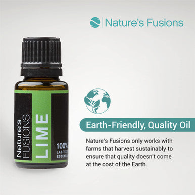 Nature s Fusions Lime 100% Pure and Essential Oils 15 mL