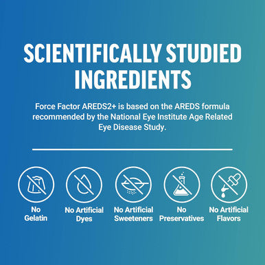 Force Factor AREDS2+ Eye Vitamins with Lutein & Zeaxanthin AREDS 2 Formula to Support Macular Carotenoids Eye Health Supplements for Adults to Support Vision Tropical Punch Flavor 60 Soft Chews