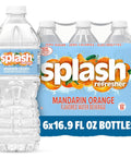 SPLASH REFRESHER Flavored Water Bottles, Wild Berry Flavor - 6 Pack | Refreshing Flavored Bottled Water with Electrolytes - Zero Sugar & Zero Calories - 16.9 Fl Oz