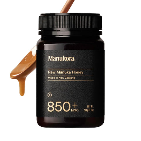 Manukora Raw Manuka New Zealand Honey MGO 850+, Non-GMO, Monofloral, 3rd-Party Tested, Glyphosate Residue Free Certified, 2000+ Natural Compounds, Traceable Hive-to-Hand, Digestive & Immune Support Ã¢â‚¬â€œ 250g