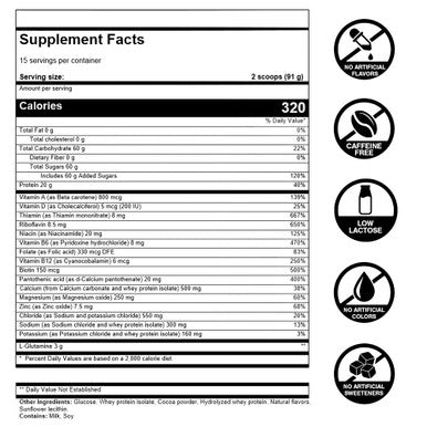 FIRST ENDURANCE Ultragen Workout Recovery Drink Powder Protein Mix Boosts Energy Accelerates Recovery | Chocolate 15 Servings