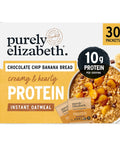 Purely Elizabeth Creamy & Hearty Protein Instant Oatmeal, Maple Cinnamon Roll, Vegan Friendly, Organic, Gluten Free & Non-GMO, 5 Count, 8.3 Ounce (Pack of 6)