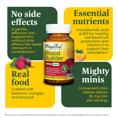 MegaFood Blood Builder Minis 72 Ct