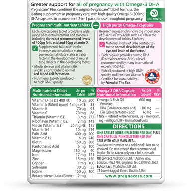 Vitabiotics Pregnacare Plus 56 Tablets 3pack