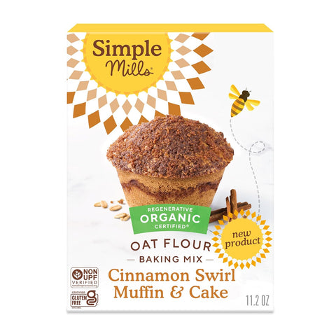 Oat Flour Cinnamon Swirl Muffin Mix 1pk (Pack of 2)