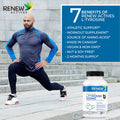 Renew Actives Potent L-Tyrosine Supplement For Amino Acid Support | Boost Muscle Protein Synthesis, Enhance Health & Well Being | 500Mg, 120 Capsules
