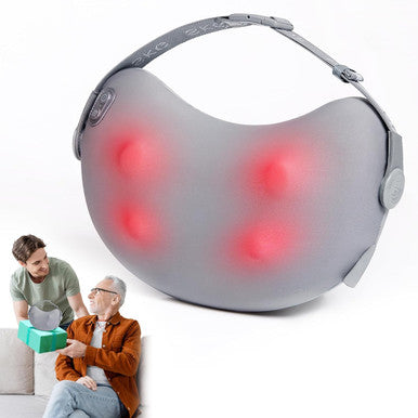 Skg Shiatsu Back Massager For Pain Relief Deep Tissue Gifts For Men Women Dad Mom With Heat Cordless 4D Kneading Back Massager For Upper And Lower Back