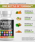 Turmeric Curcumin Ginger Moringa Boswellia Saffron Supplement