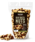 Premium Wild Harvested Raw Brazil Nuts, 1 lb (16oz) ÃƒÂ¢Ã¢â€šÂ¬Ã¢â‚¬Å“ High Selenium, Batch Tested Peanut & Gluten Free, Non-GMO, Kosher, Resealable Bag
