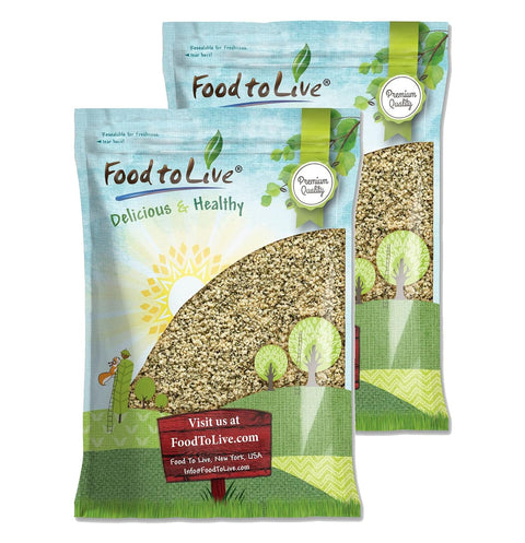 Food to Live Hemp Seeds, 8 Ounces Ã¢â‚¬â€œ Raw Hearts, Hulled, Shelled, Kosher, Vegan, Bulk Kernels, Rich in Omega, Low Carb & Sodium, Good Source of Protein and Iron, Product of China