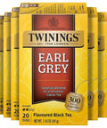Twinings Lemon & Ginger, Caffeine-Free Herbal Tea Bags, 100 CT Box (1 Pack) | Spicy & Tangy, Ginger, Lemon Peel, Lemongrass, Blackberry Leaves, Soothe Digestion, 100 Foil Lined Individually Wrapped Bags