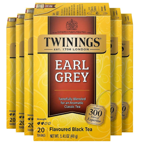 Twinings Lemon & Ginger, Caffeine-Free Herbal Tea Bags, 100 CT Box (1 Pack) | Spicy & Tangy, Ginger, Lemon Peel, Lemongrass, Blackberry Leaves, Soothe Digestion, 100 Foil Lined Individually Wrapped Bags