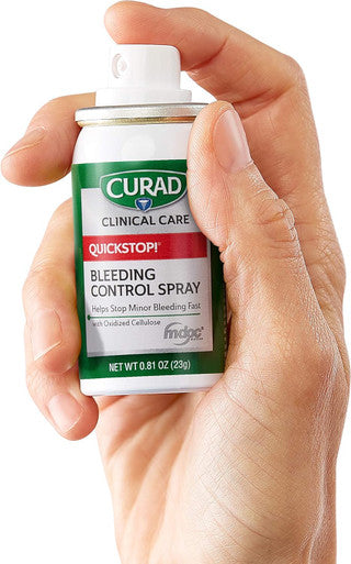Curad QuickStop Bleeding Control Spray For Minor Cuts & Scrapes .81oz (1 Count)