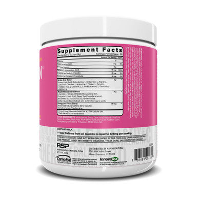 AminoLean Pre Workout Energy (Pink Lemonade 30 Servings) with AminoLean Recovery Post Workout Boost (Blue Raspberry 30 Servings)