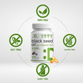 Deal Supplement Black Seed Oil 3000mg with Vitamin D3 2000IU 240 Softgels | Cold-Pressed Nigella Sativa Naturally Occurring Thymoquinone (TQ) | Immune Heart Joint & Bone Health Support