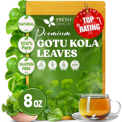 FreshDrinkUS, Premium 75 Mulberry Leaf Tea Bags, 100% Natural & Pure from Mulberry Leaves. Loose Leaf Herbal Tea. Made with Natural Material Tea Bags. No Sugar, No Caffeine, No Gluten, Vegan.