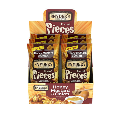 Snyder's of Hanover Honey Mustard & Onion Flavored Pretzel Pieces, 18 Oz