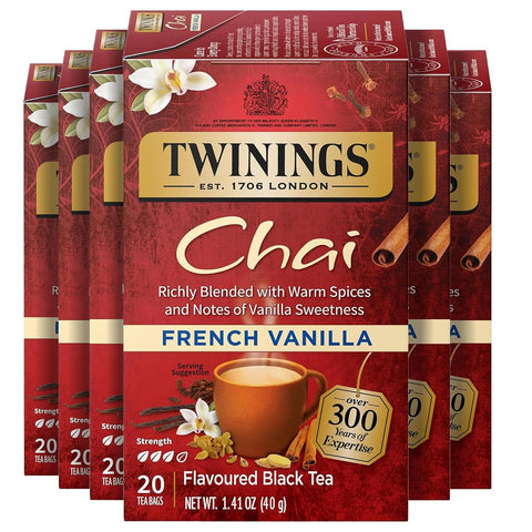 Twinings Lemon & Ginger, Caffeine-Free Herbal Tea Bags, 100 CT Box (1 Pack) | Spicy & Tangy, Ginger, Lemon Peel, Lemongrass, Blackberry Leaves, Soothe Digestion, 100 Foil Lined Individually Wrapped Bags