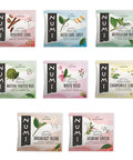 Numi Organic Tea Mini Sampler Variety Pack 8 Count Box Assorted Black Tea Green Tea White Tea Herbal Tea Bags