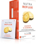 Nutra Tea NUTRAREFLUX - Acid Reflux Tea | Heartburn Relief Tea - Providing Upset Stomach Relief and GERD relief - Includes Slippery Elm Fennel & Licorice - 20 Enveloped Tea Bags - by - Herbal Tea