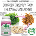 FENUBOOST - Fenugreek Breastfeeding Supplement - 100% Grown & Made in Canada - Lactation Breast Milk Support - 160 count Vegan Capsules