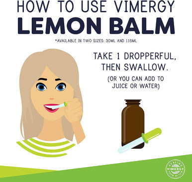 Vimergy Lemon Balm 4:1 (30 ml)