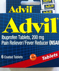 Advil 200 mg Pain Reliever/Fever Reducer (NSAID) 6 Coated Tablets