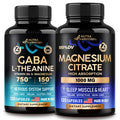 NUTRAHARMONY Gaba With L-Theanine Capsules & Magnesium Citrate Capsules