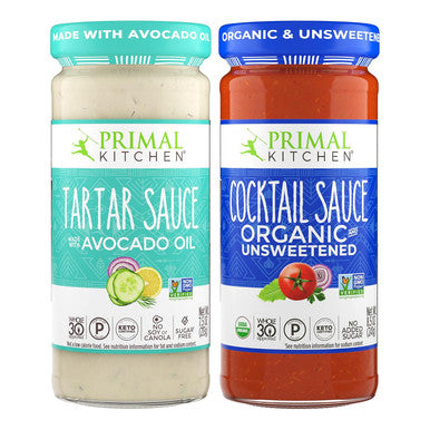Primal Kitchen Entertaining 2-Pack Made With Real Ingredients Includes Tartar Sauce And Organic Cocktail Sauce