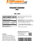 BulkSupplements NAC Powder (N Acetyl cysteine) - NAC 600 mg - NAC Supplement - N Acetyl Cysteine 600 mg - 600mg , 417 Servings (250 Grams - 8.8 oz)